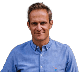 Freundlich lächelder Kunde. Gesicht in Nahaufnahme.